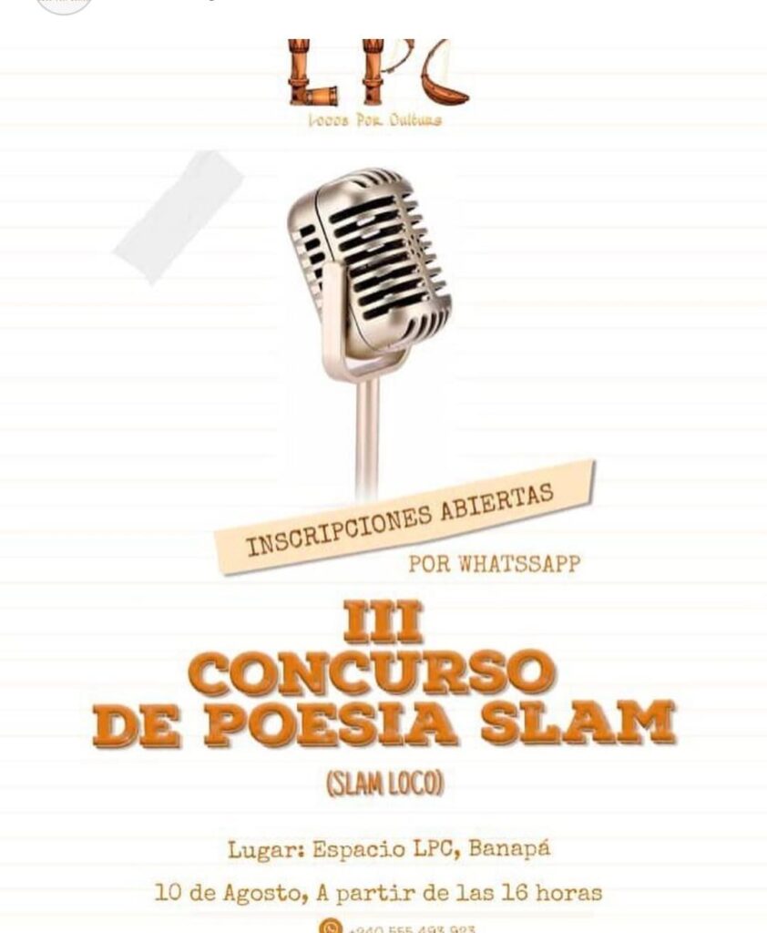 Vuelve el concurso de poesía SLAM en la ciudad de Malabo