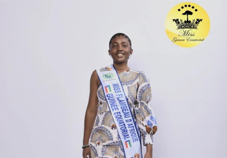 Primera finalista de Miss Mundo Guinea Ecuatorial 2023 representa al país en Miss flambleau d’ afrique en Camerún