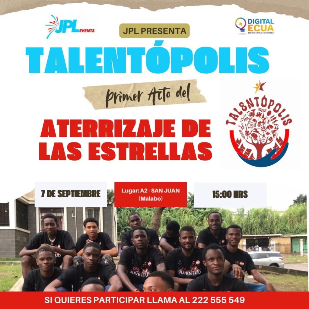 Lanzamiento del proyecto Talentópolis en Malabo para jóvenes artistas 