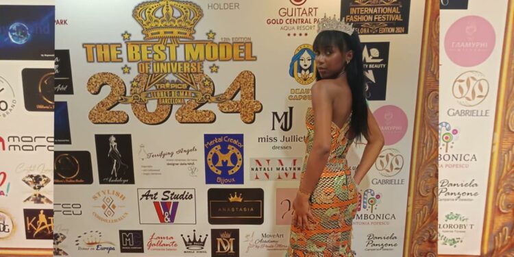 Una joven ecuatoguineana de 18 años gana el certamen The Best Models of Universe 2024